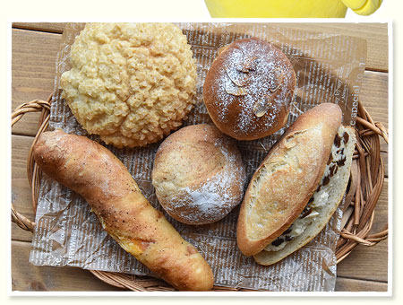 埼玉県産の小麦にこだわるママお手製のパンがいろいろ